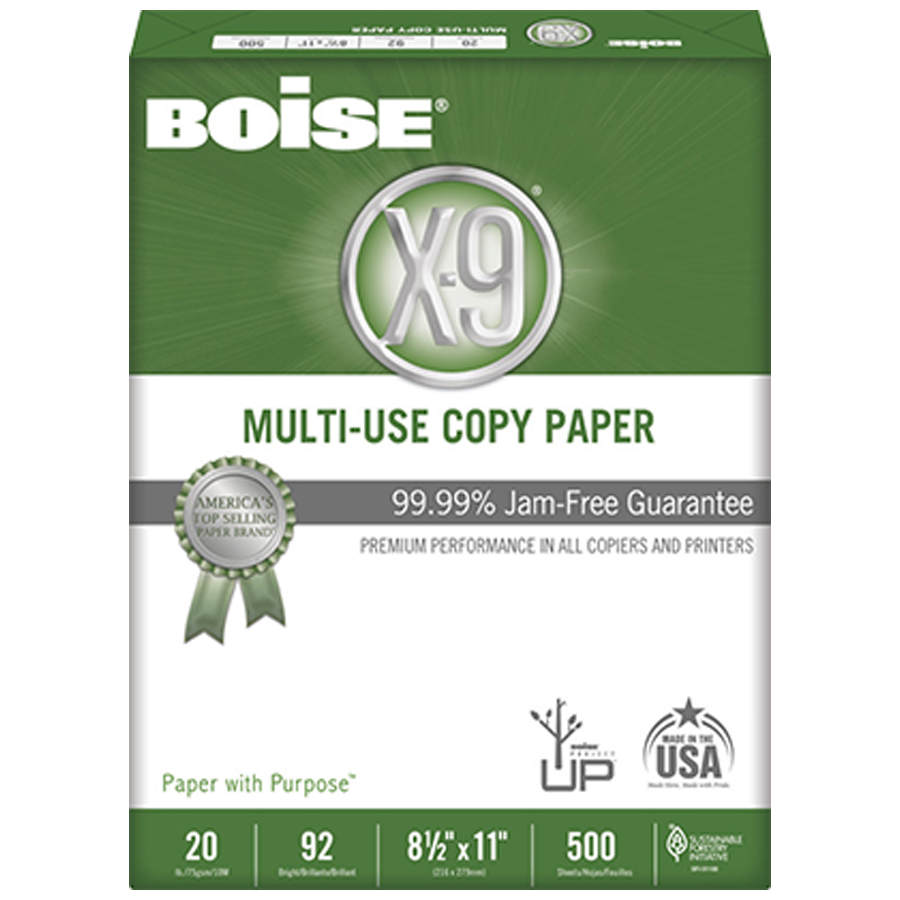 Copy Paper 8.5"x14" 20# White 92 Bri 5000/cs