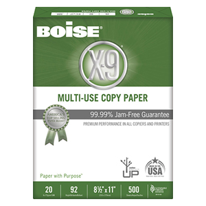 Copy Paper 8.5"x14" 20# White 92 Bri 5000/cs