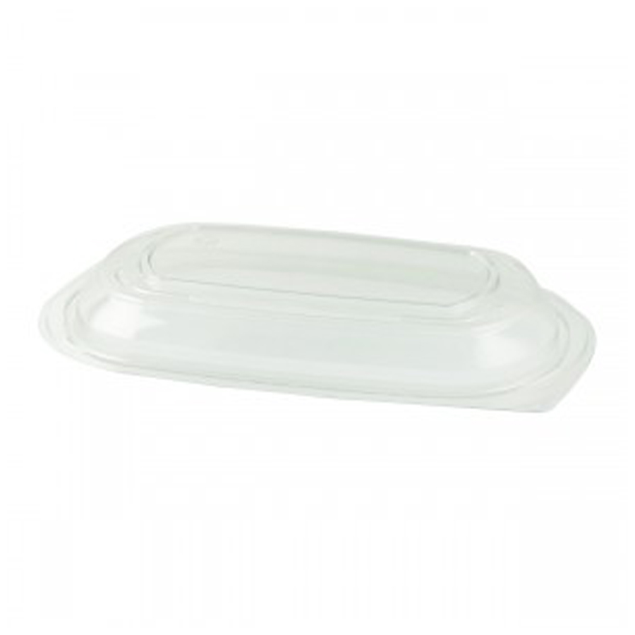 Dome Lid For 16-32oz Rectangle Clear 252/cs