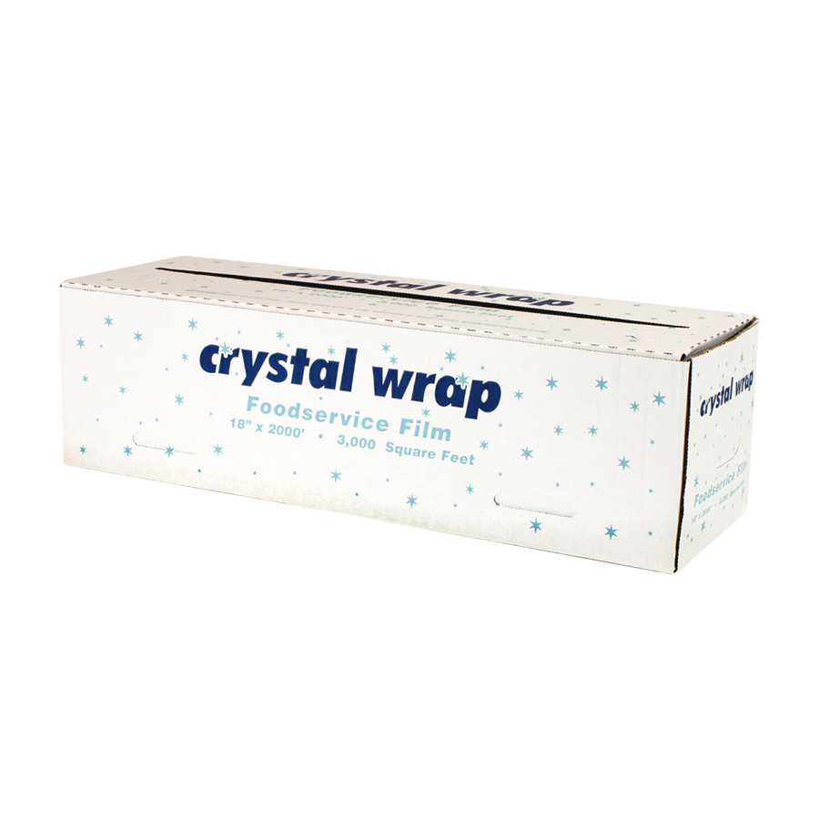 Pvc Film Crystalwrap Cutterbox 18"X2000' Roll