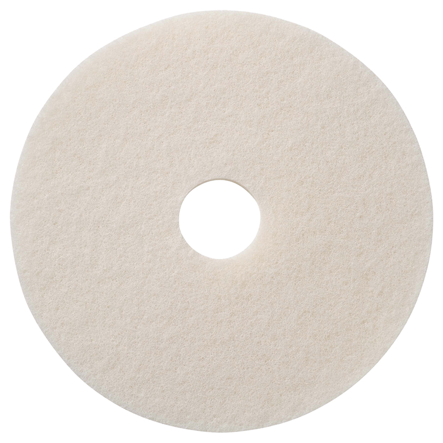 13" White Super Polish Pad 5/cs