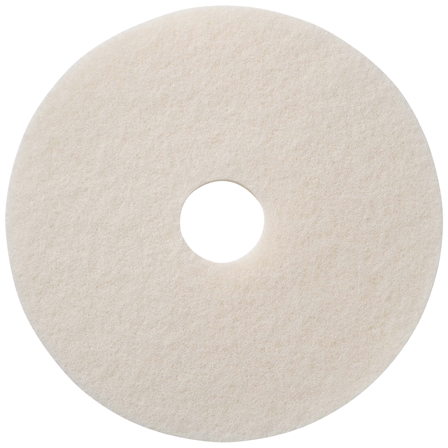 17" White Super Polish Pad 5/cs