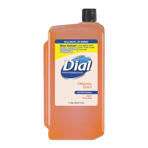 Dial Antimic Liquid Soap Gold 1Liter 8/cs