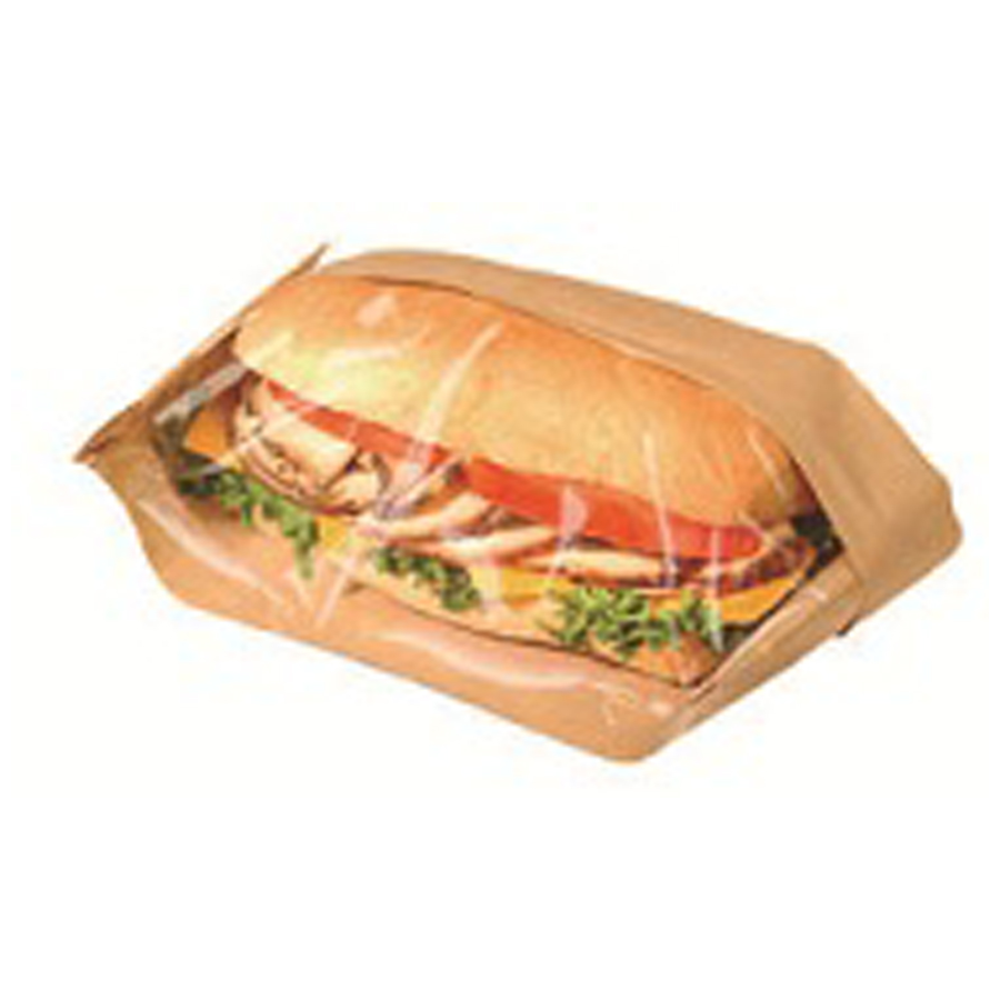 Dubl View Deli Bag Nat 4.25x2.75x11.75 500/cs
