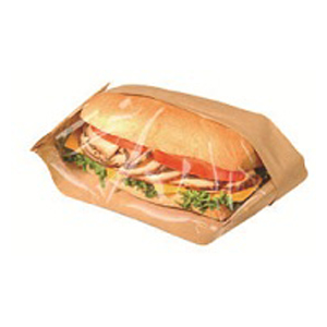 Dubl View Deli Bag Nat 4.25x2.75x11.75 500/cs