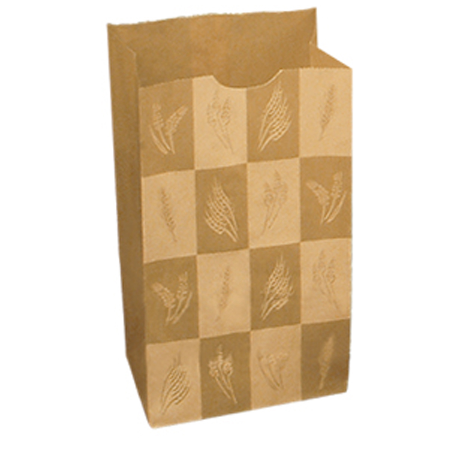 Bakery Bag Dubl-Wax 6# Kraft 13"X13"X6" 500/cs