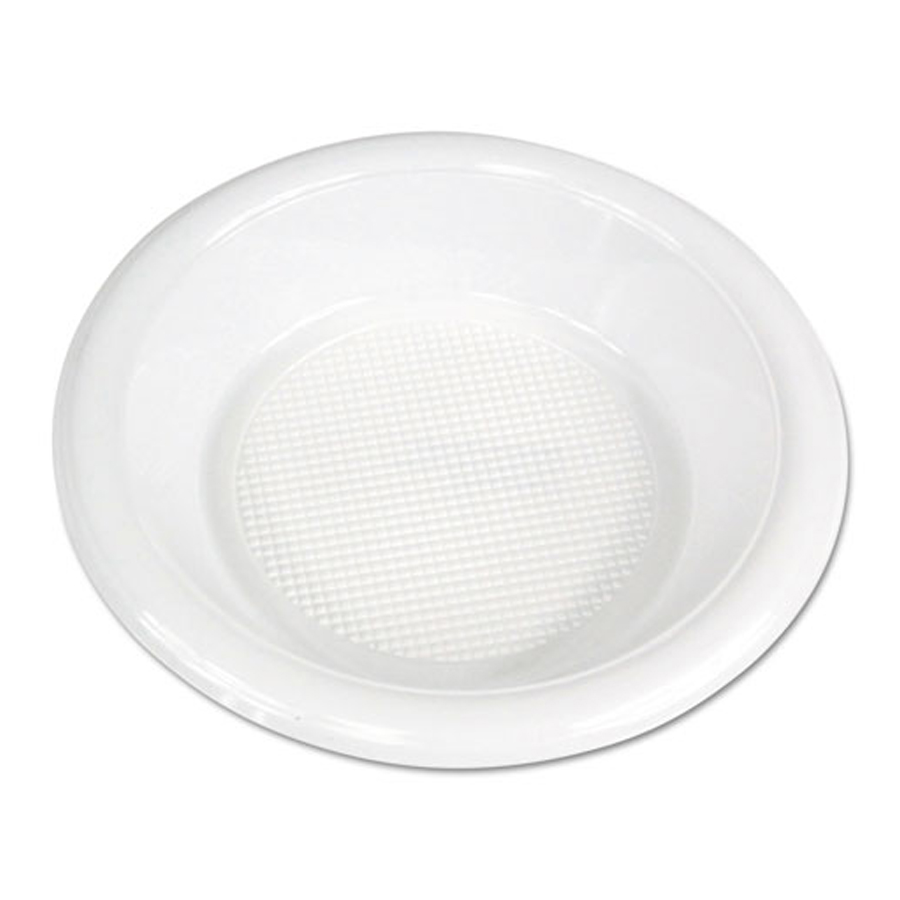 Plastic Bowl Hi-Impact 12oz White 1000/cs