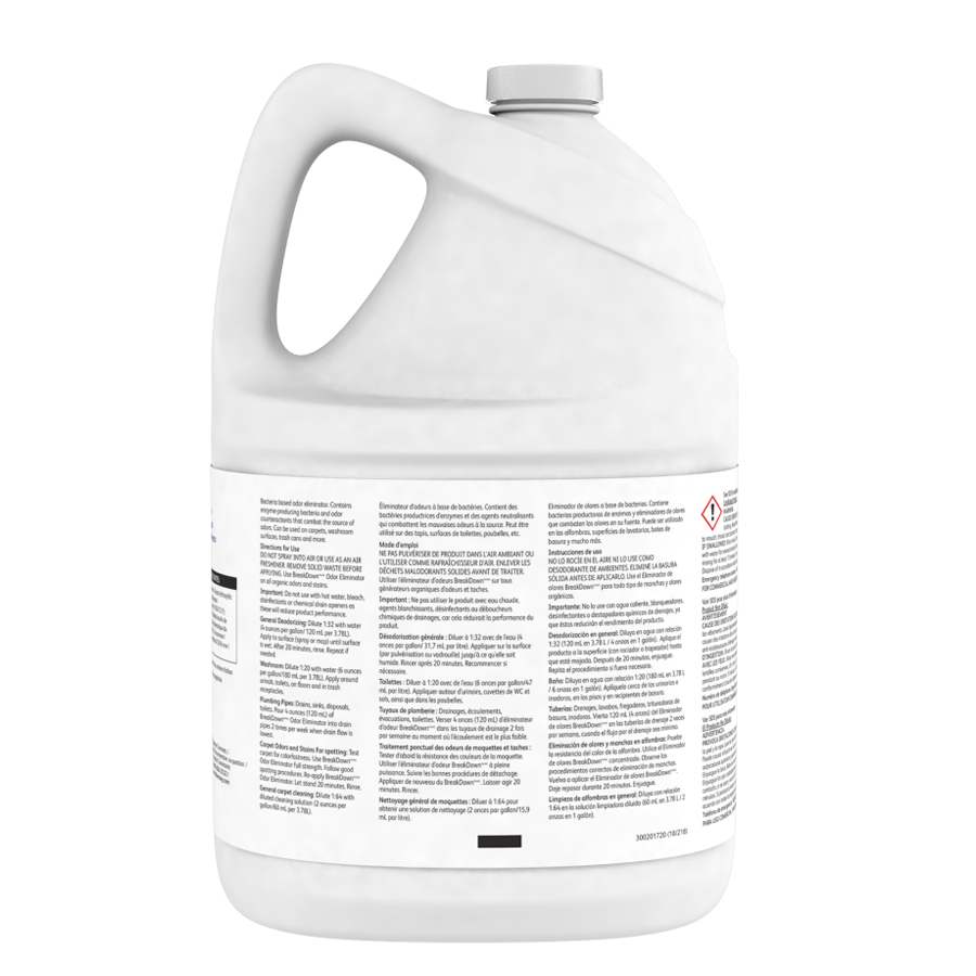 Enzyme Breakdown Odor Eliminator Gallon 4/cs