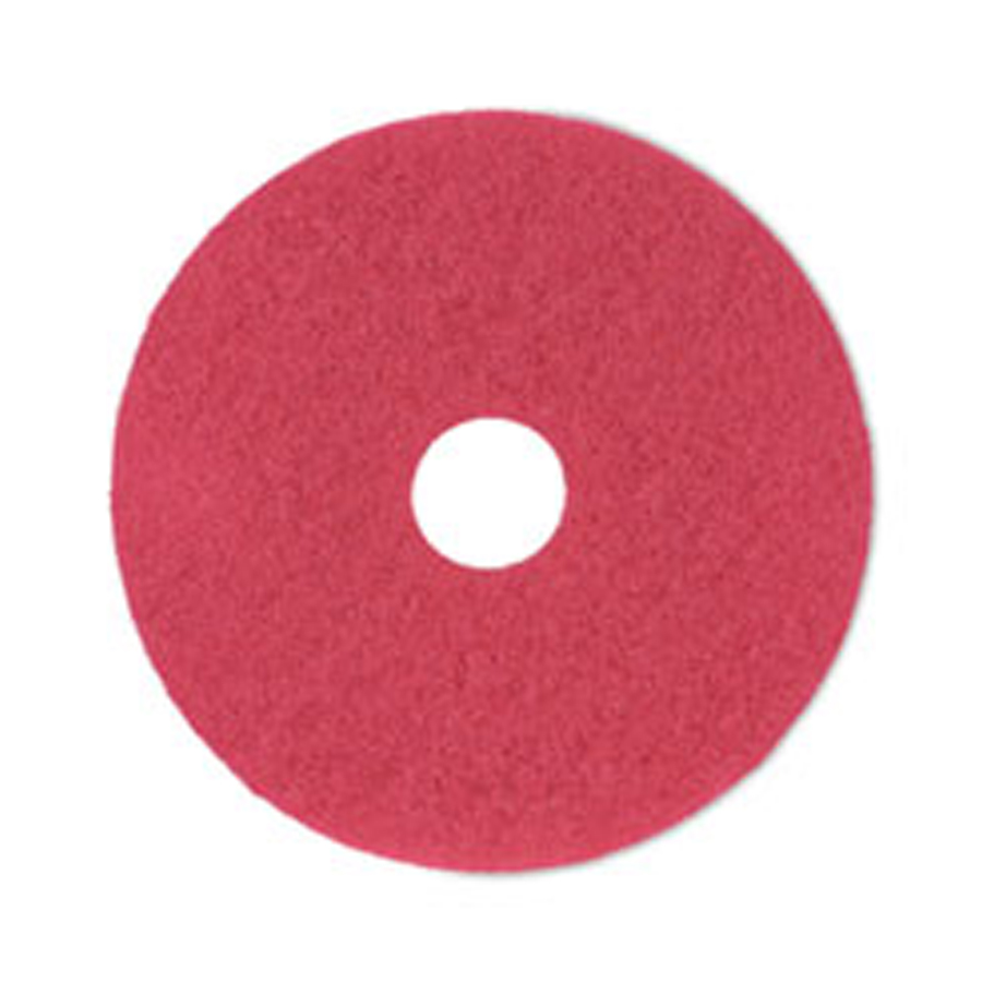 Buffing Floor Pads 17" Red 5/cs