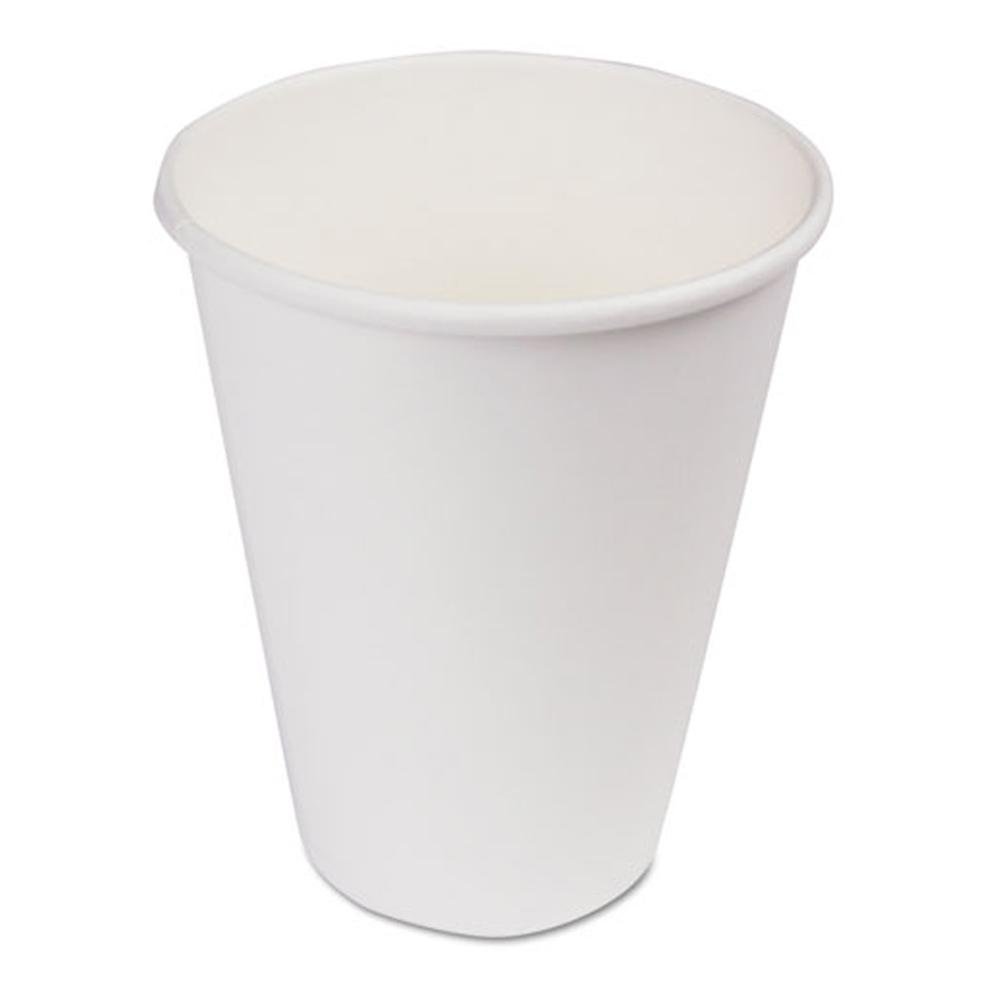 Paper Hot Cup 12oz White 1000/cs