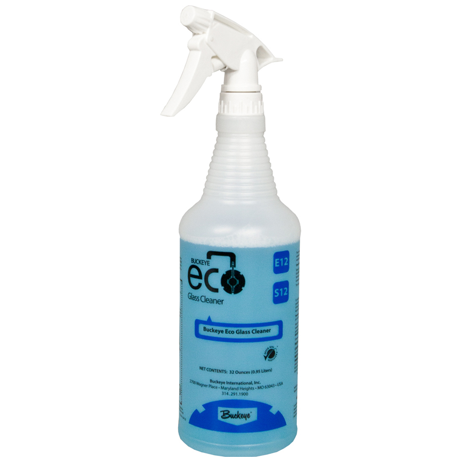 E12 Bottle & Spray/empty Glass Cleaner HD Each