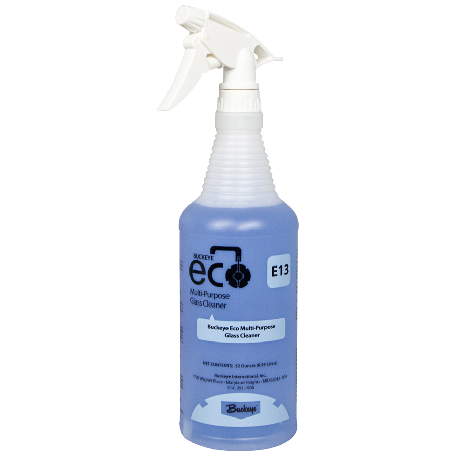 E13 Bottle & Spray/empty Glass Cleaner Each