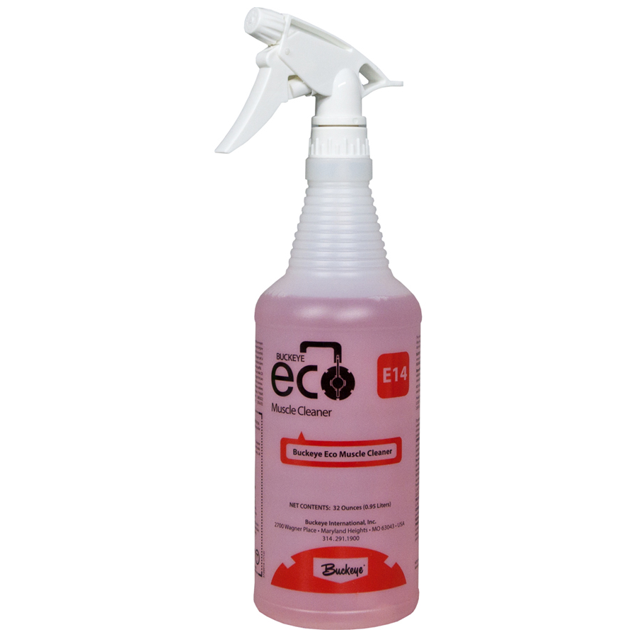 E14 Bottle & Spray/empty Muscle Cleaner Each