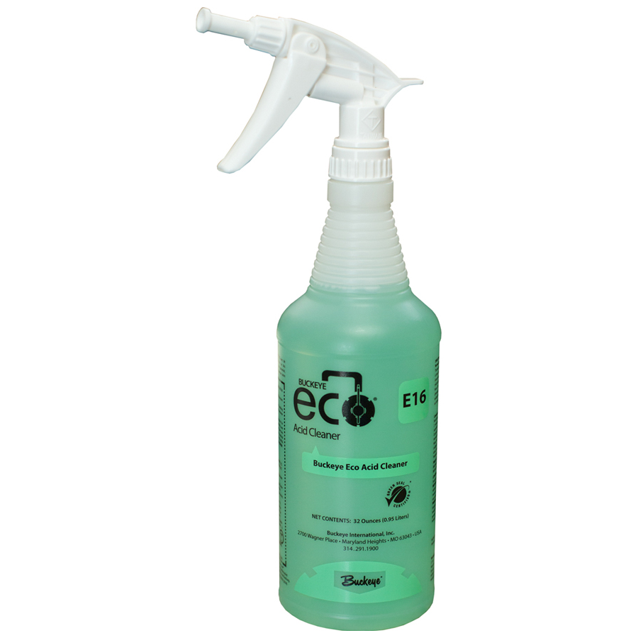 E16 Bottle & Spray/empty Acid Cleaner Each