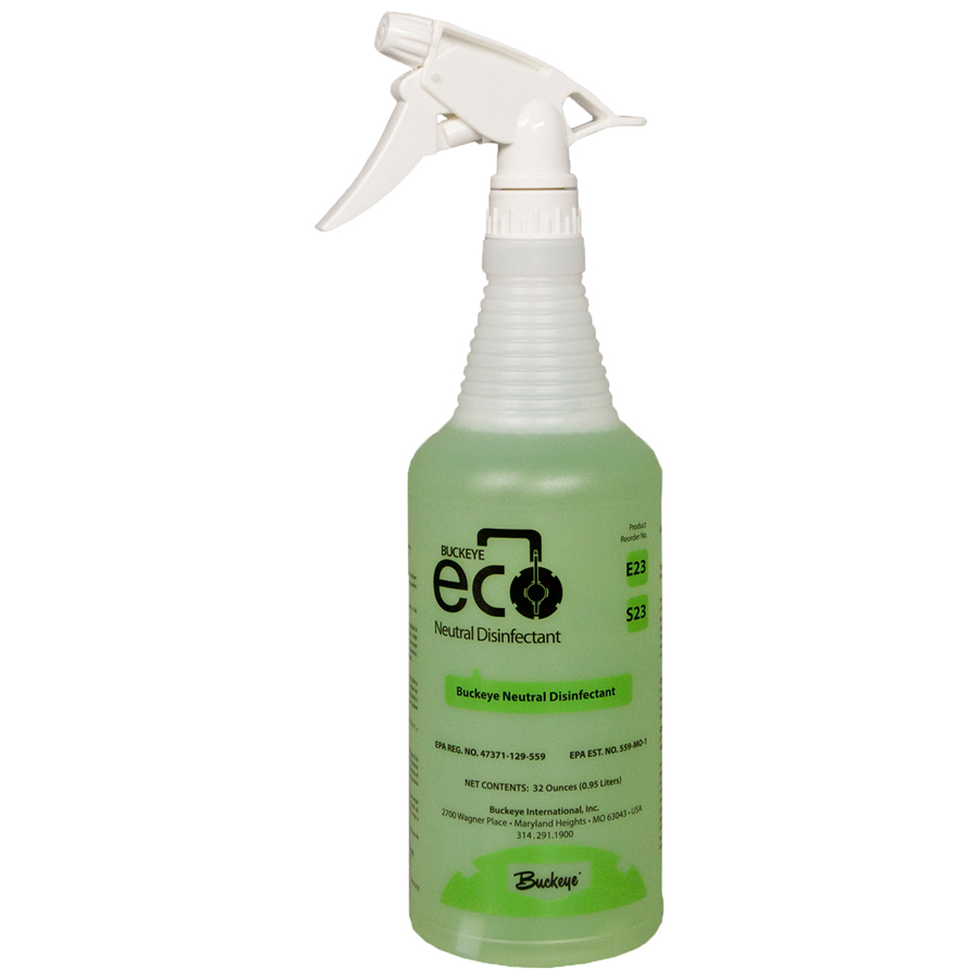 E23 Bottle & Spray/empty Disinfectant Each