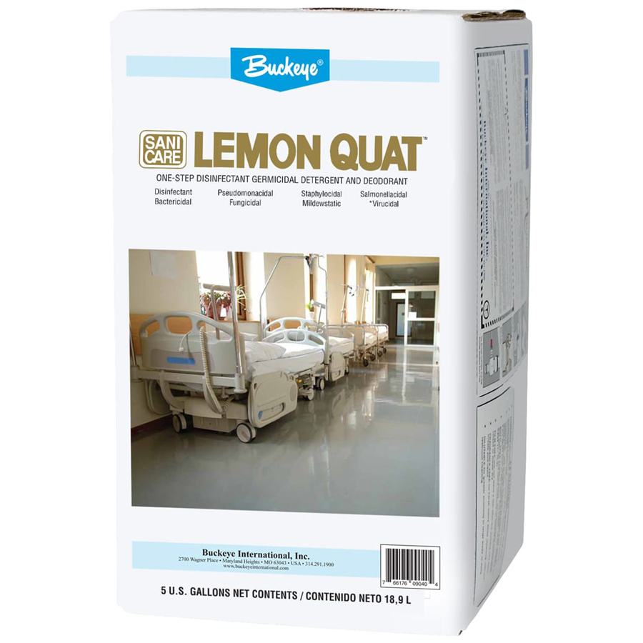 Sanicare Lemon Quat Disinfectant 5gal Bib Ea