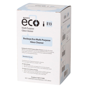 Eco E13 Multi-Purpose Glass Cleaner 1.25L 4/cs