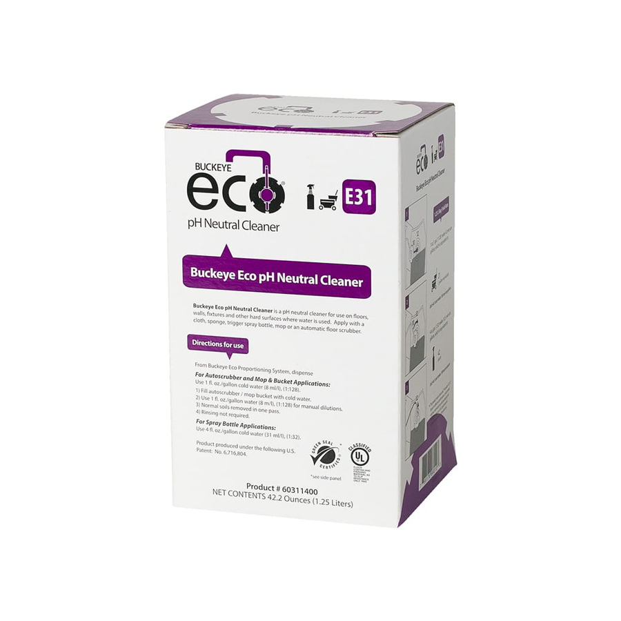 Eco E31 PH Neutral Cleaner 1.25lb Bag 4/cs