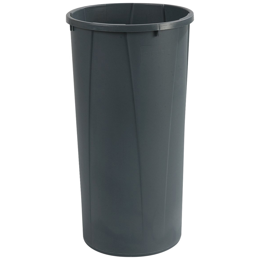 Waste Receptacle Round Tall 22Gallon Gray Each
