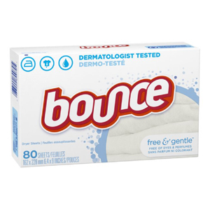 Bounce Dryer Sheets Frag Free 80/bx 9bxs/cs