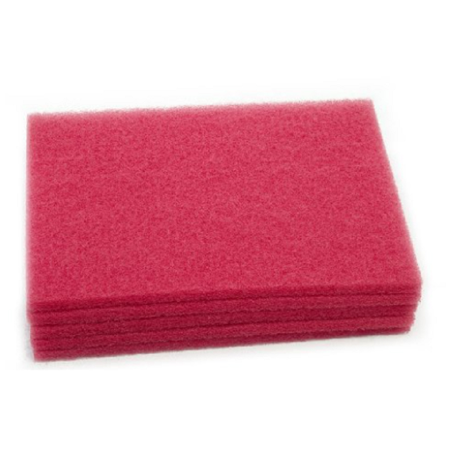 Boost Floor Pad 14"X20" Red Rectangle 5/cs