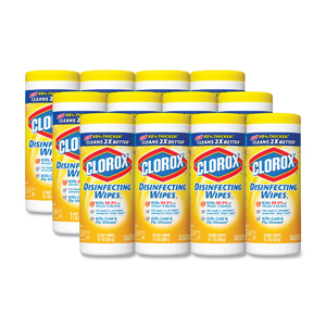 Clorox Disinfectant Wipe Lemon 7"x8" 35/cn 12/cs