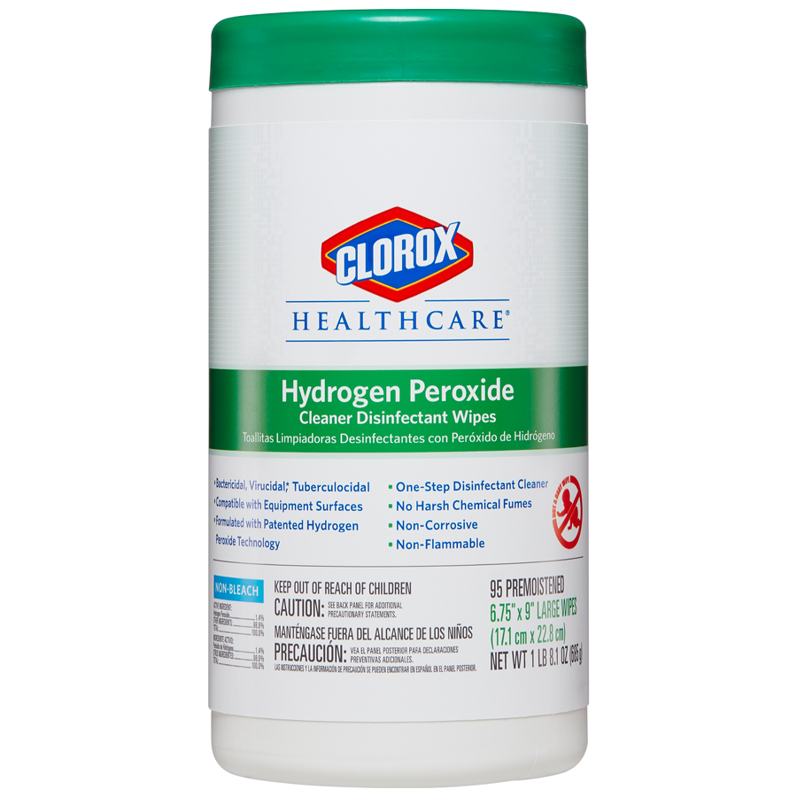 Clorox Healthcare Hydro Wipe 6.7"X9"  95/Cn 6/cs