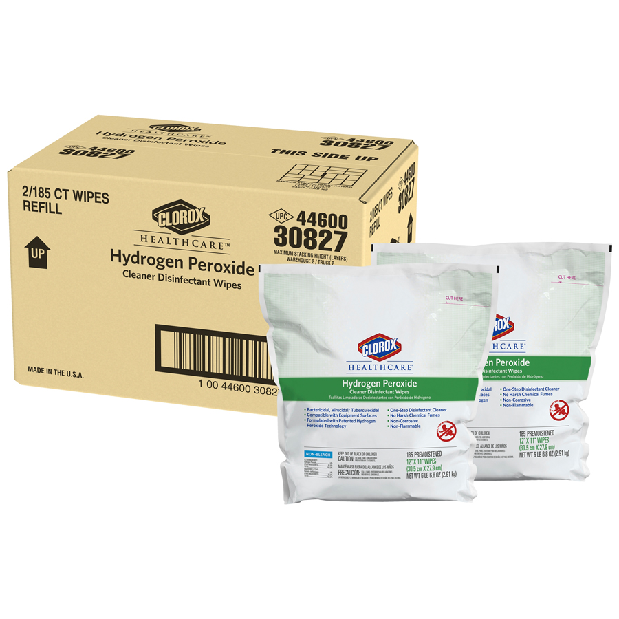 Clorox Healthcare Hydro Wipe Rf 12"X11" 2-185/cs