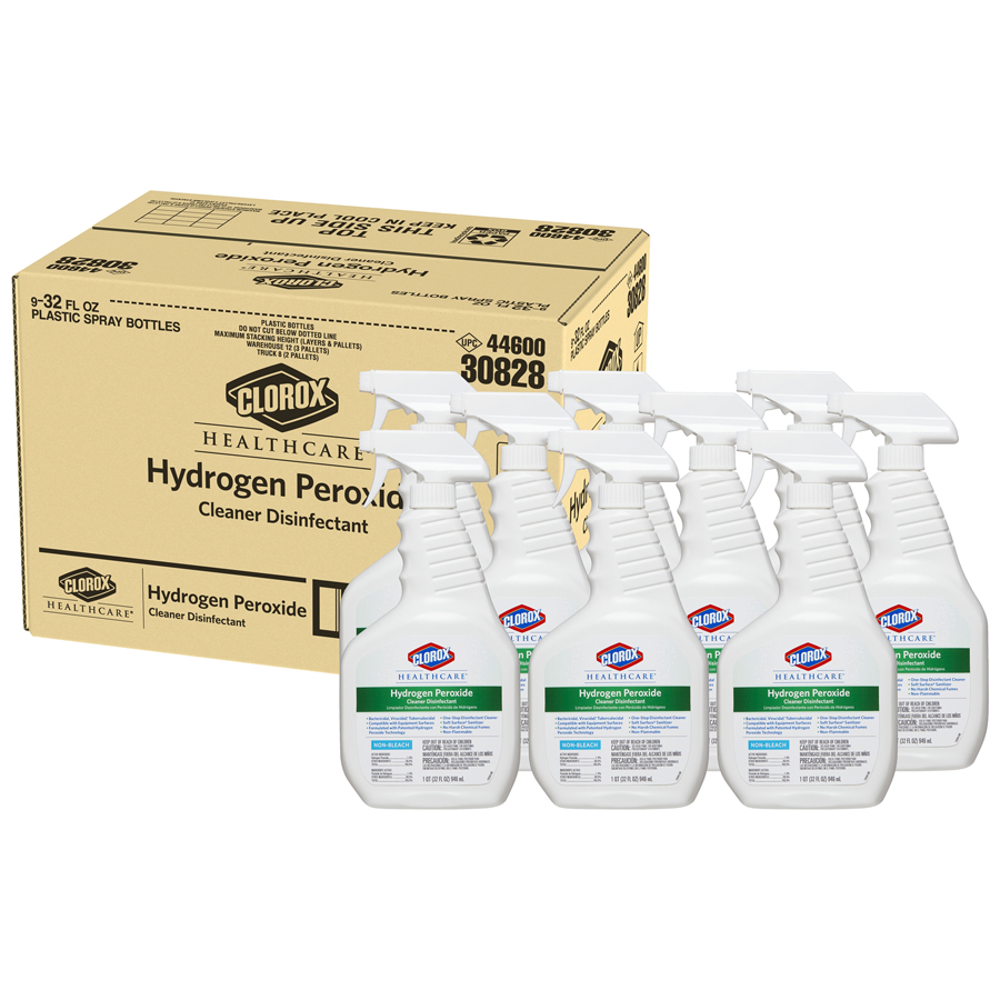 Clorox Healthcare Hydro  Perox Cleaner 32oz 9/cs