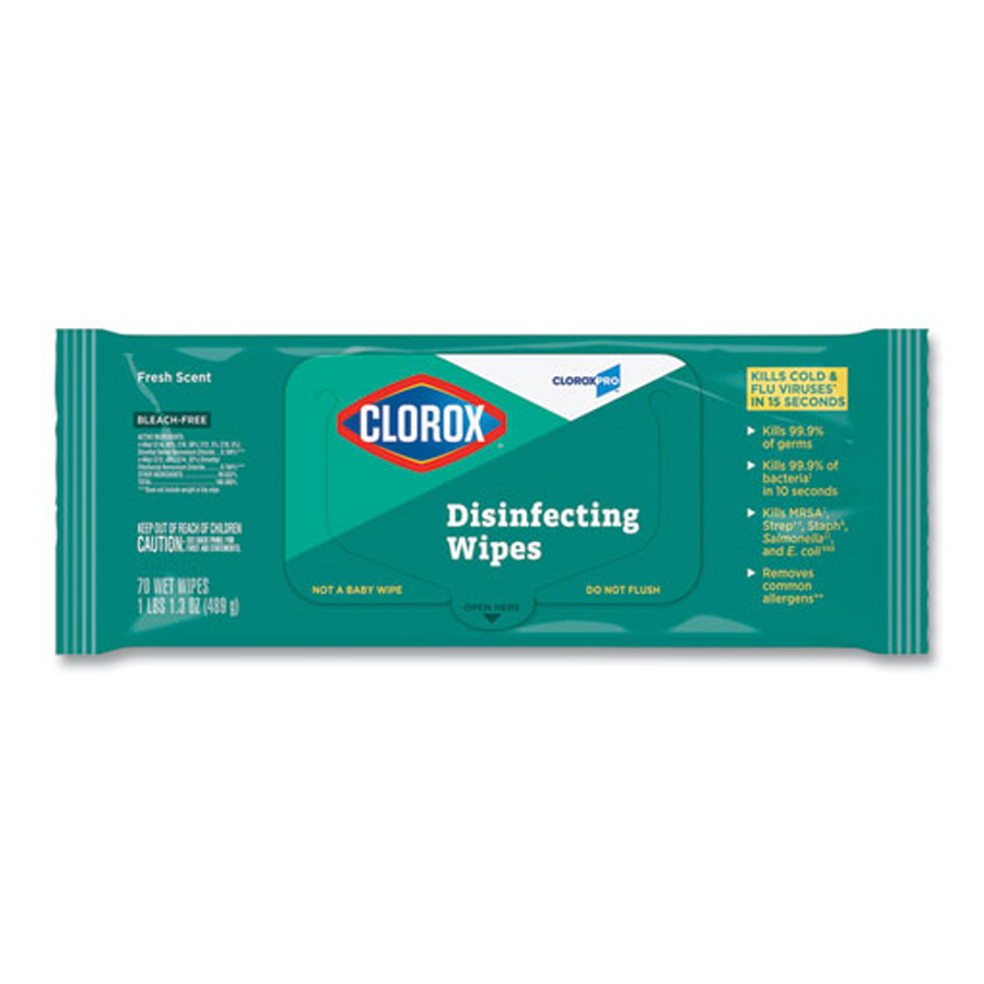 Clorox Disinfecting Wipe Fresh Scent 70/Pack 9/cs