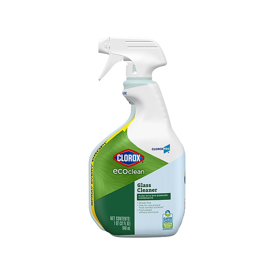 Clorox EcoClean Glass Cleaner 32oz 9/cs