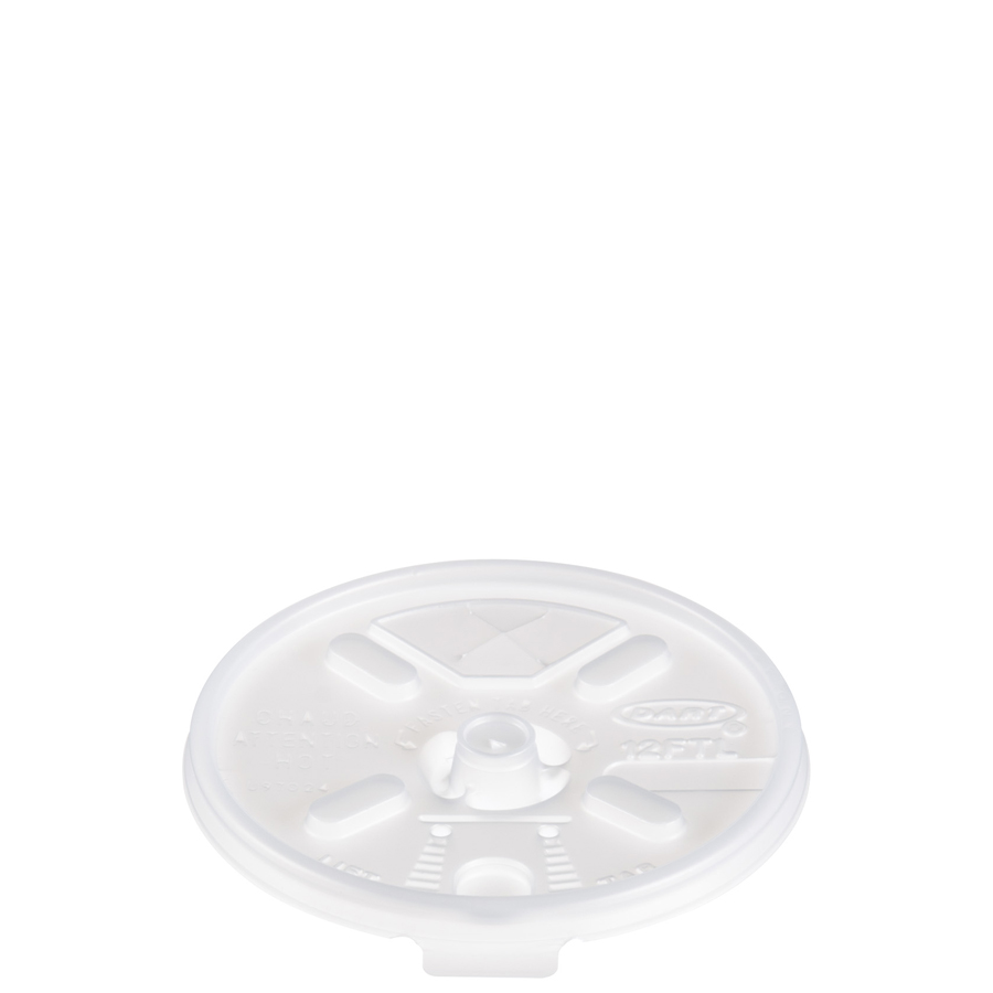 Plastic Teartab Lid Translucent 12oz 1000/cs