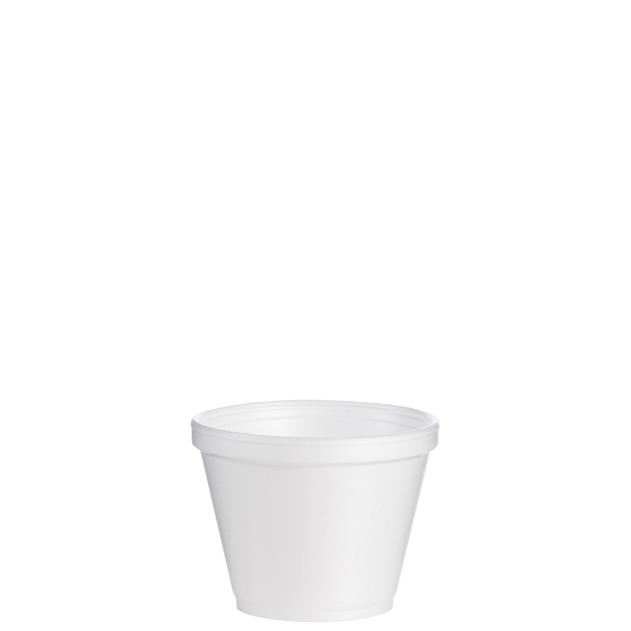 Foam Cup 12 oz Squat White 500/cs