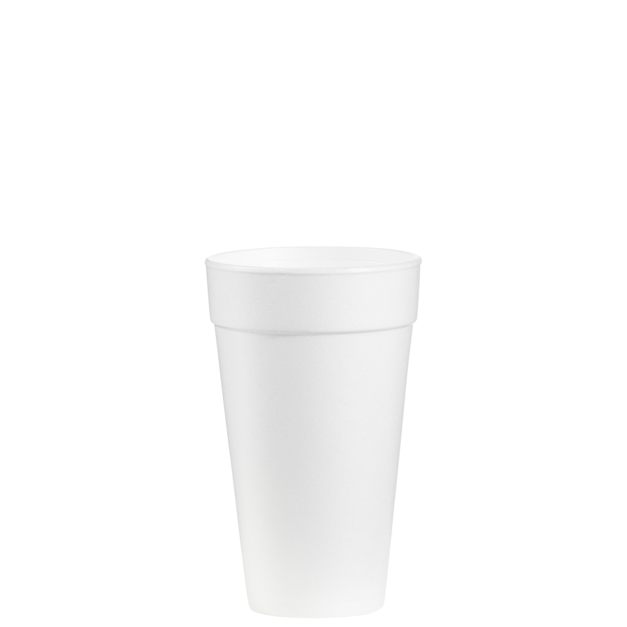 Foam Cup 20oz White 500/cs