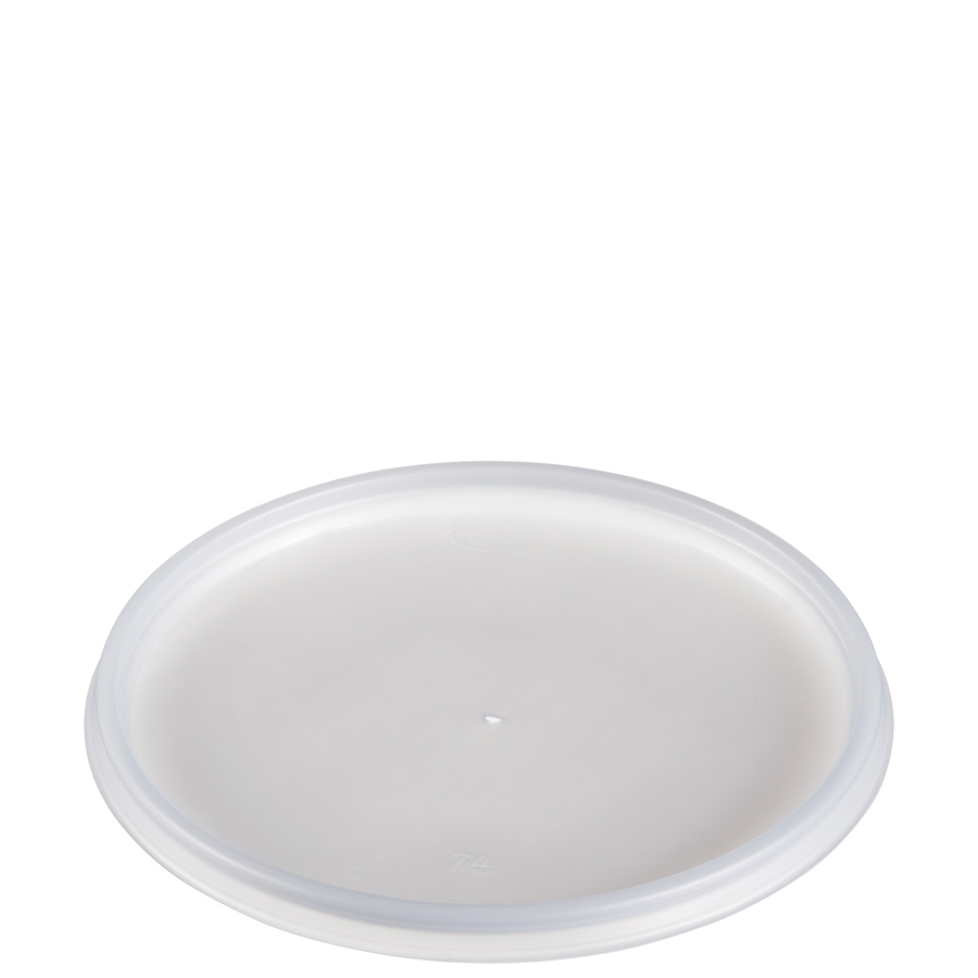 Foam Cup Lid Vented 32oz Translucent 500/cs