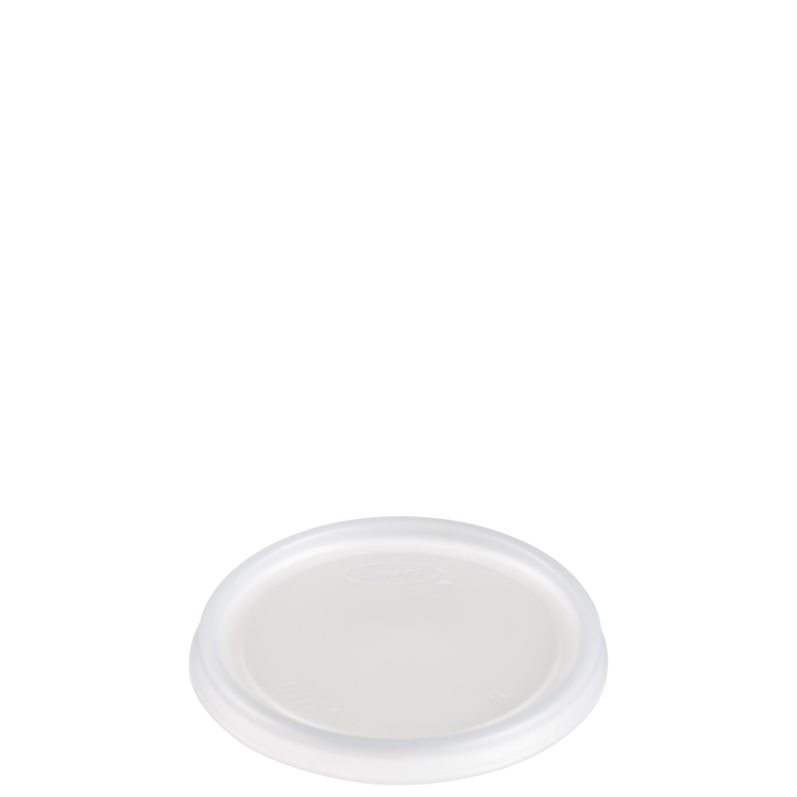 Foam Cup Lid Non Vented 6oz Translucent 1000/cs