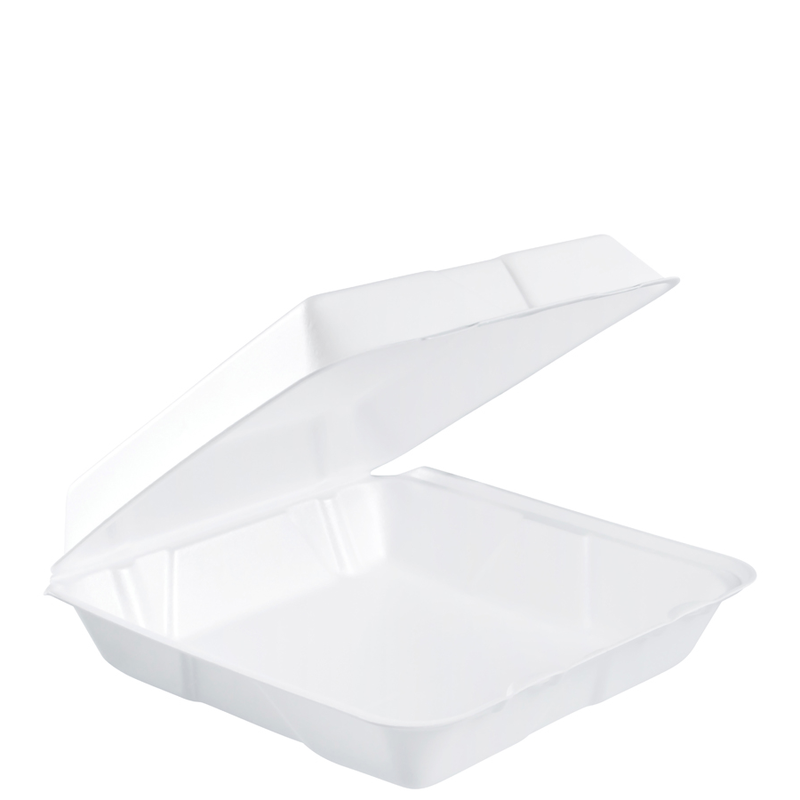 Foam Carryout 1-Section 9.5"X9.25"X3.25" 200/cs