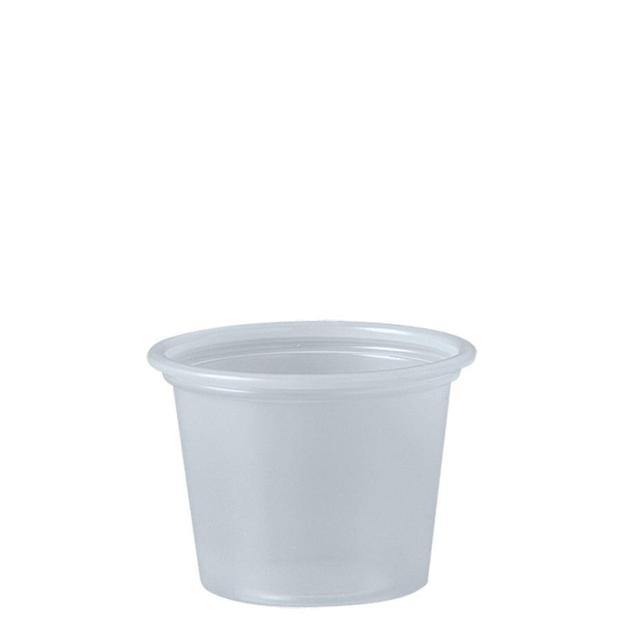 Plastic Portion Cup 1oz Translucent 2500/cs