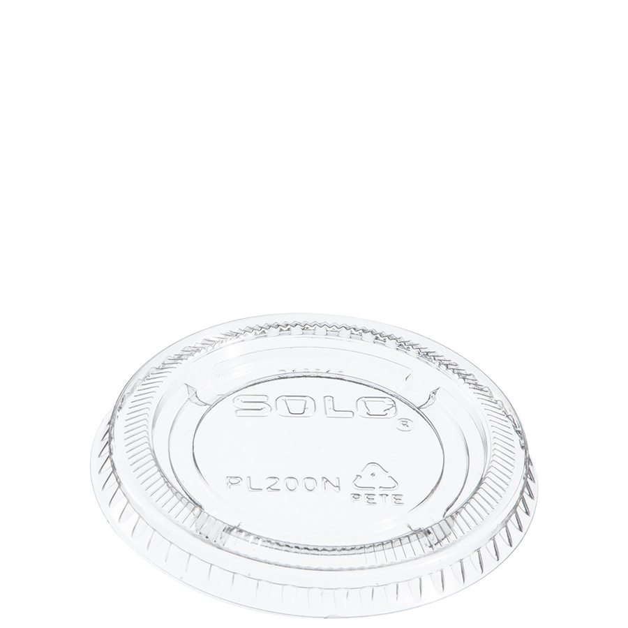 Portion Cup Lid For 2oz Clear 2500/cs