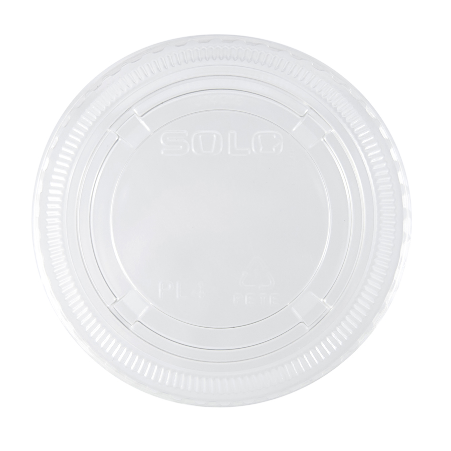 Portion Cup Lid Clear Fits 3.25-5.5oz 2500/cs