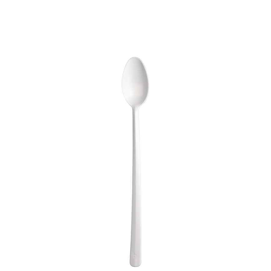 Plastic Soda Spoon Light Pp White Bulk 1000/cs
