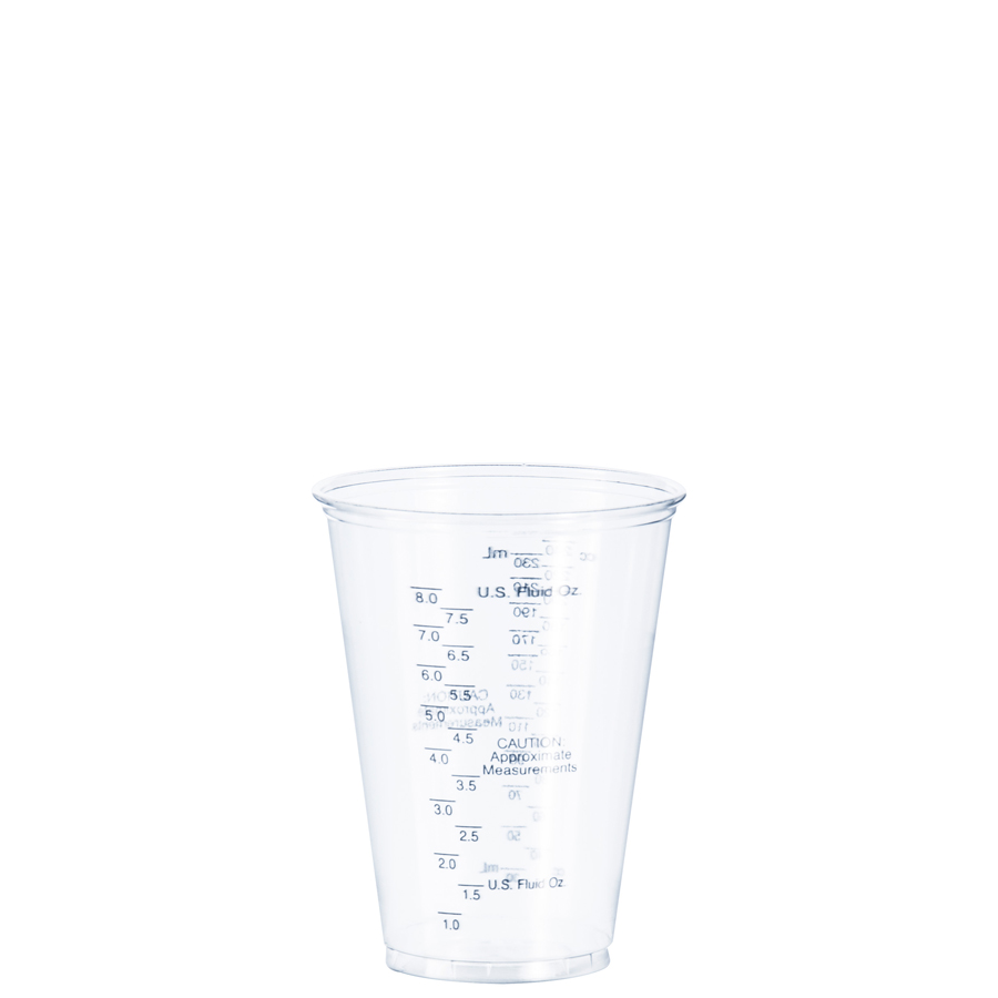 Plastic Medicine Cup 10oz Graduated 1000/cs