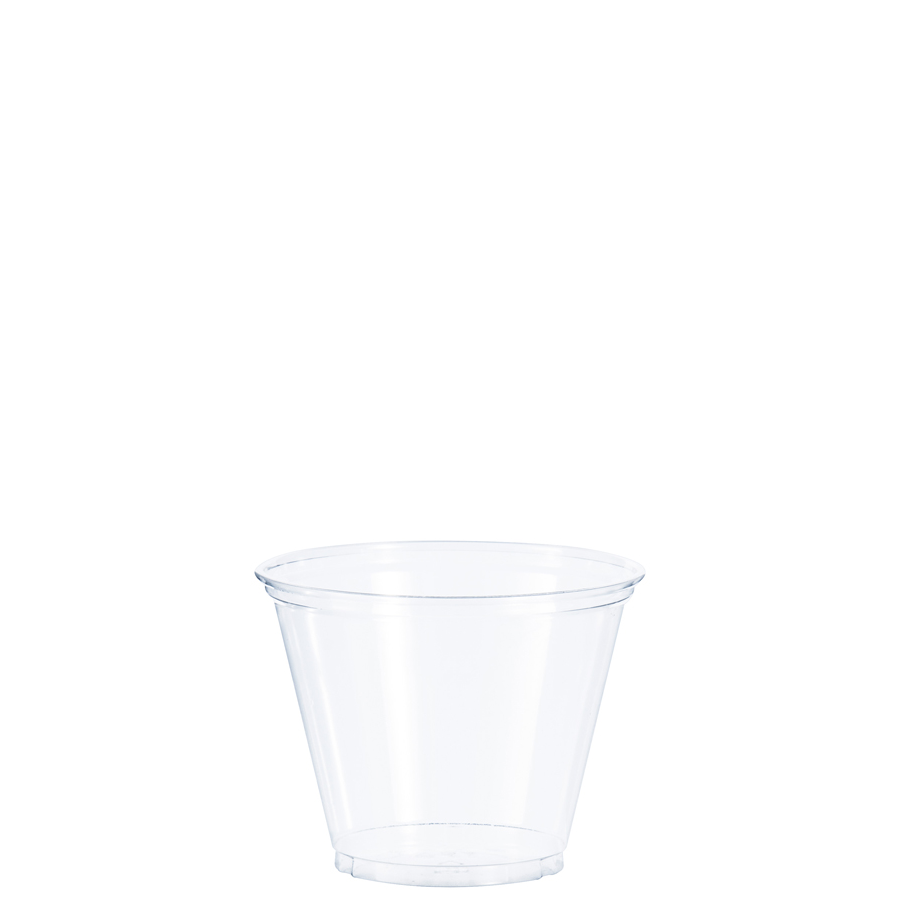 Plastic Cold Cup 9oz Clear Squat 1000/cs