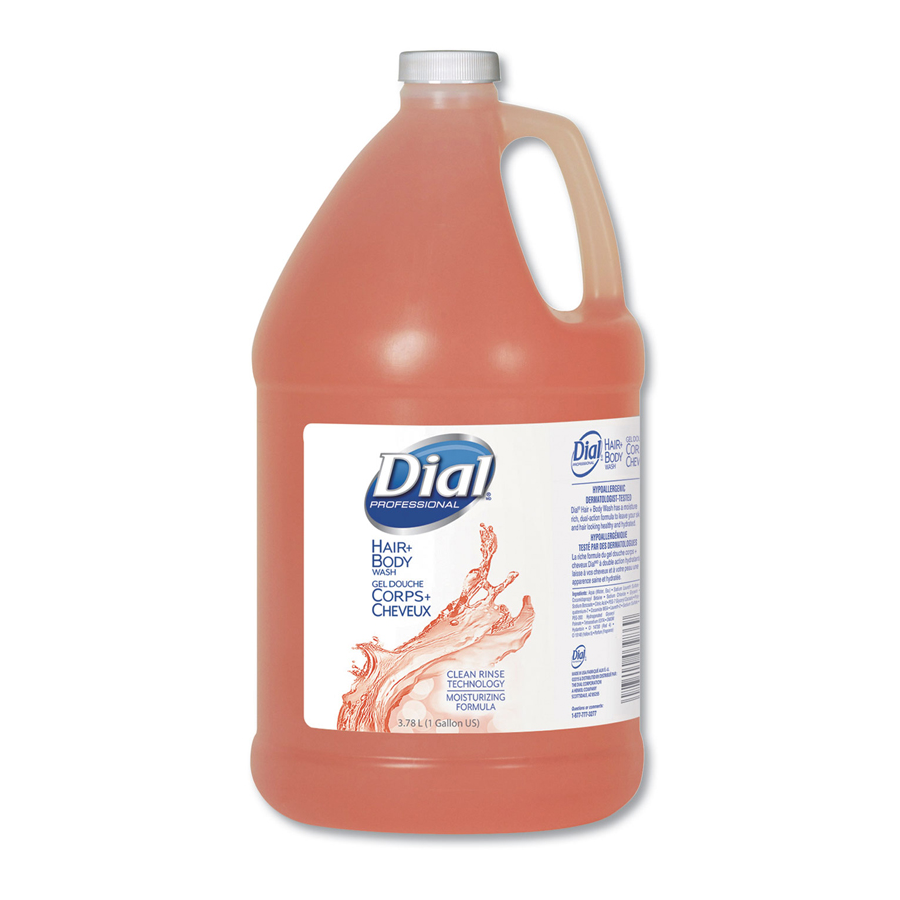 Dial Shampoo Body Wash W/Cond Peach 1Gal 4/cs