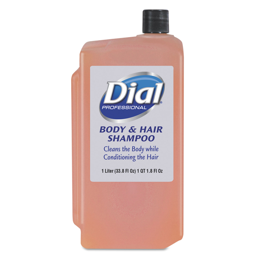 Dial Shampoo Body Wash Hypoallergenic 1L 8/cs