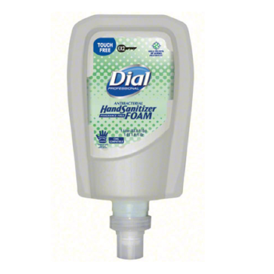 Dial Foam Hand Sanitizer X2 1 Liter 3/cs