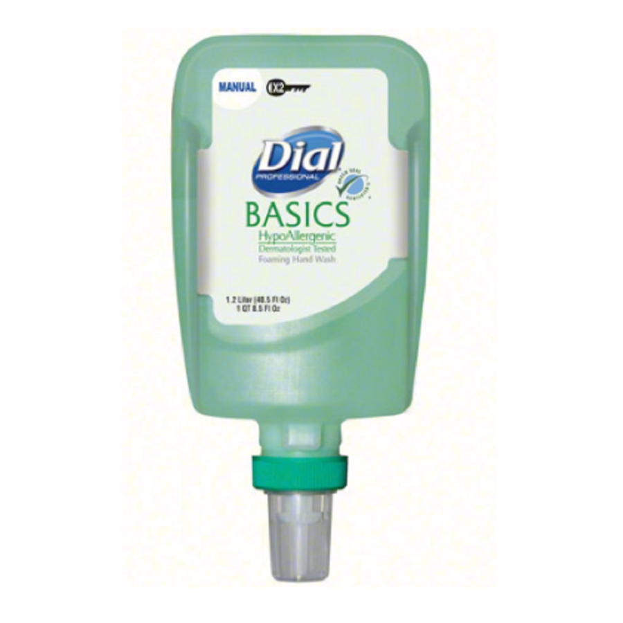 Dial Basics Foam Soap 1.2L Manual 3/cs