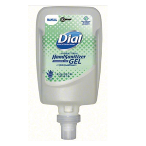 Dial Fit X2 Manual Gel Hand Sanitizer 1.2L 3/cs