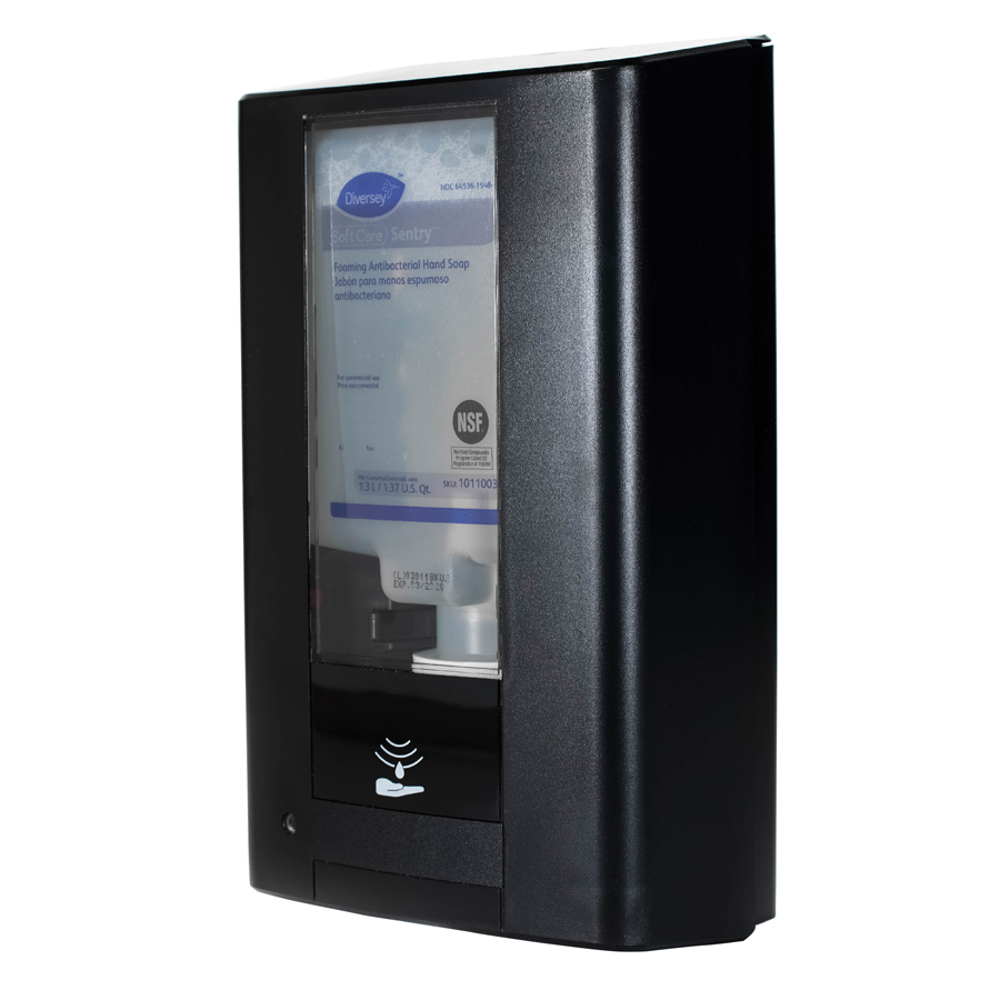 Soap/Sanitizer Dispenser Hybrid Black ea