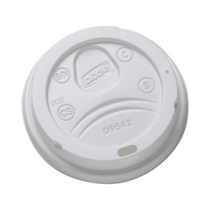 Dome Lid White For 12/16 Perfectouch Cup 1000/cs